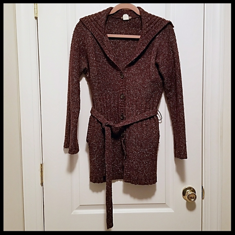 J Crew Belted Cardigan